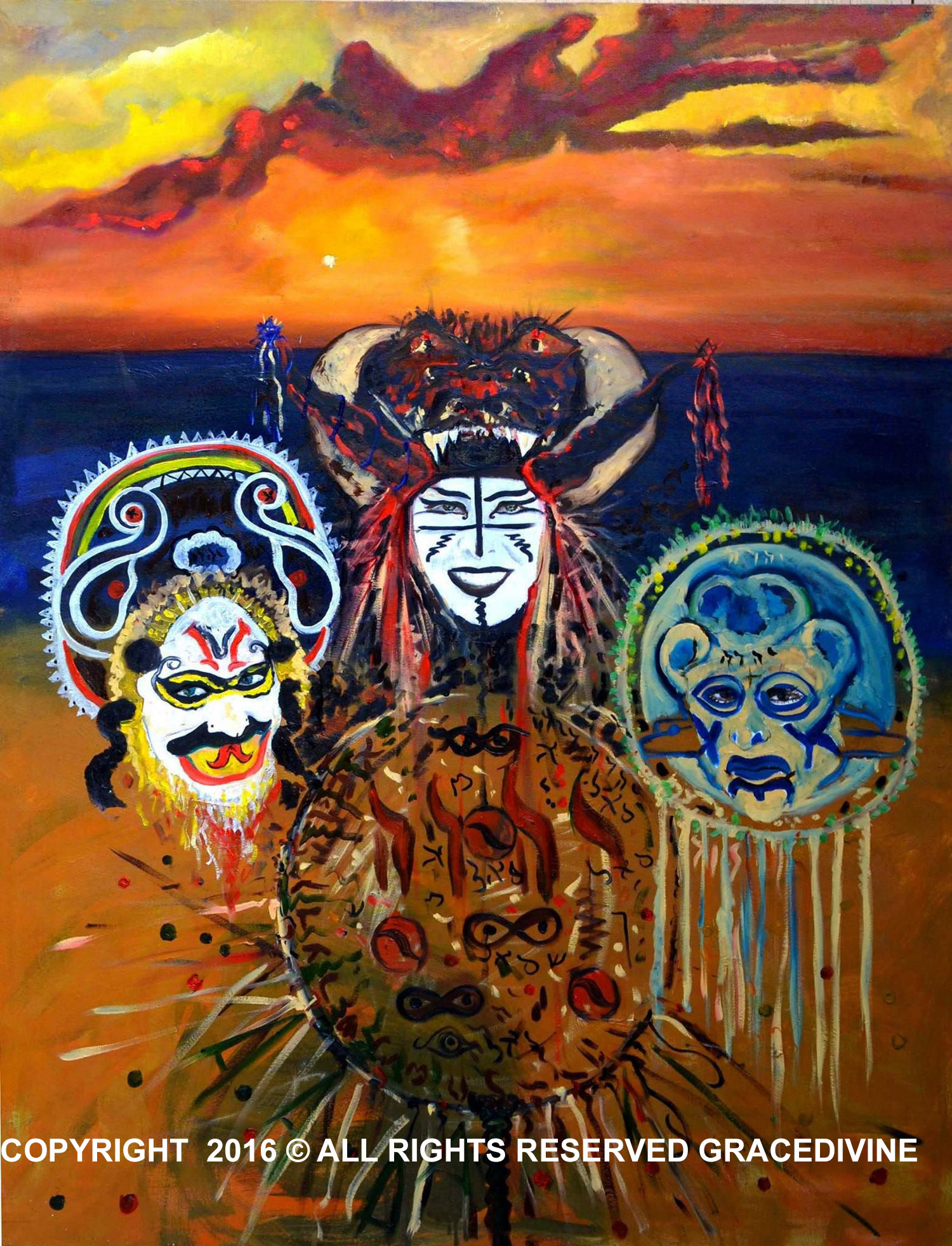 shaman, art, shamanism, symbolism, surrealism, symbol, art, judaism, native american, gracedivine